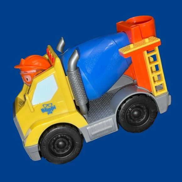 Blippi Cement Mixer Play Vehicle & Posable Figure B16 - Picture 2 of 5